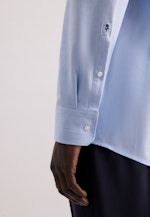 Regular Flanellhemd Uni in Hellblau |  Seidensticker Onlineshop