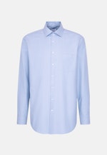 Regular Flanellhemd Uni in Hellblau |  Seidensticker Onlineshop