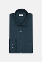 Chemise en flanelle Regular Flanelle Col Kent in Turquoise |  Seidensticker Onlineshop