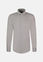 Chemise en flanelle Regular Flanelle Col Kent in Gris |  Seidensticker Onlineshop