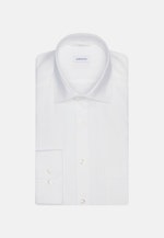 Chemise en flanelle Regular Flanelle Col Kent in Blanc |  Seidensticker Onlineshop