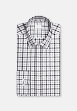 Regular Flanellhemd Karo in Dunkelblau |  Seidensticker Onlineshop