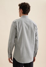 Flanell Flanellhemd in Regular mit Button-Down-Kragen in Grün |  Seidensticker Onlineshop