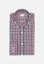 Flannel shirt in Regular with Button-Down-Collar in Pink |  Seidensticker Onlineshop