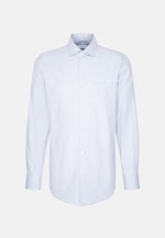 Regular Chemise en flanelle Pepita in Bleu Clair |  Seidensticker Onlineshop