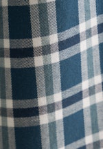 Regular Flanellhemd Karo in Türkis |  Seidensticker Onlineshop