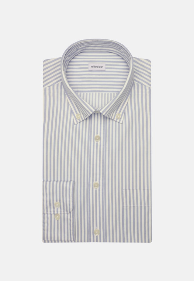 Chemise casual in Slim with Col Boutonné in Bleu Clair |  Seidensticker Onlineshop