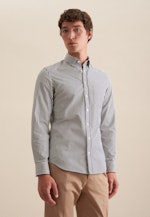 Chemise casual in Slim with Col Boutonné in Bleu Foncé |  Seidensticker Onlineshop