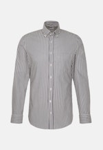 Chemise casual in Slim with Col Boutonné in Bleu Foncé |  Seidensticker Onlineshop