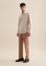 Slim Casual Hemd Streifen in Braun |  Seidensticker Onlineshop