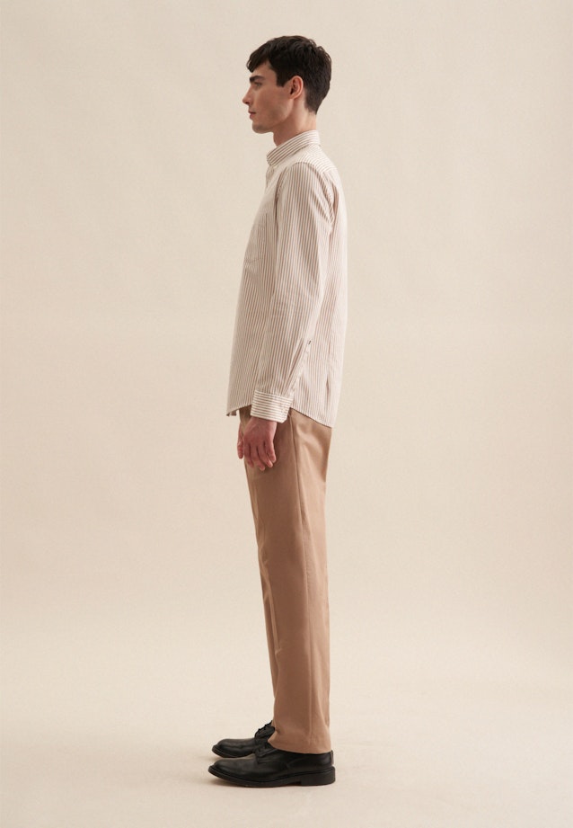 Slim Casual shirt Stripe in Brown |  Seidensticker Onlineshop
