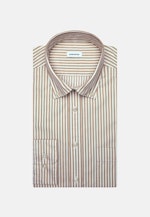 Twill Casual Hemd in Slim mit Button-Down-Kragen in Braun |  Seidensticker Onlineshop