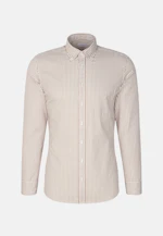 Slim Casual Hemd Streifen in Braun |  Seidensticker Onlineshop