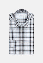 Flanell Flanellhemd in Comfort mit Button-Down-Kragen in Dunkelblau |  Seidensticker Onlineshop