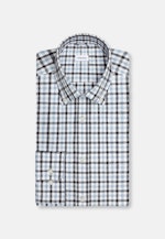 Comfort Chemise en flanelle carreaux in Bleu Foncé |  Seidensticker Onlineshop