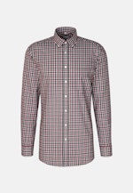 Flannel shirt in Comfort with Button-Down-Collar in Pink |  Seidensticker Onlineshop