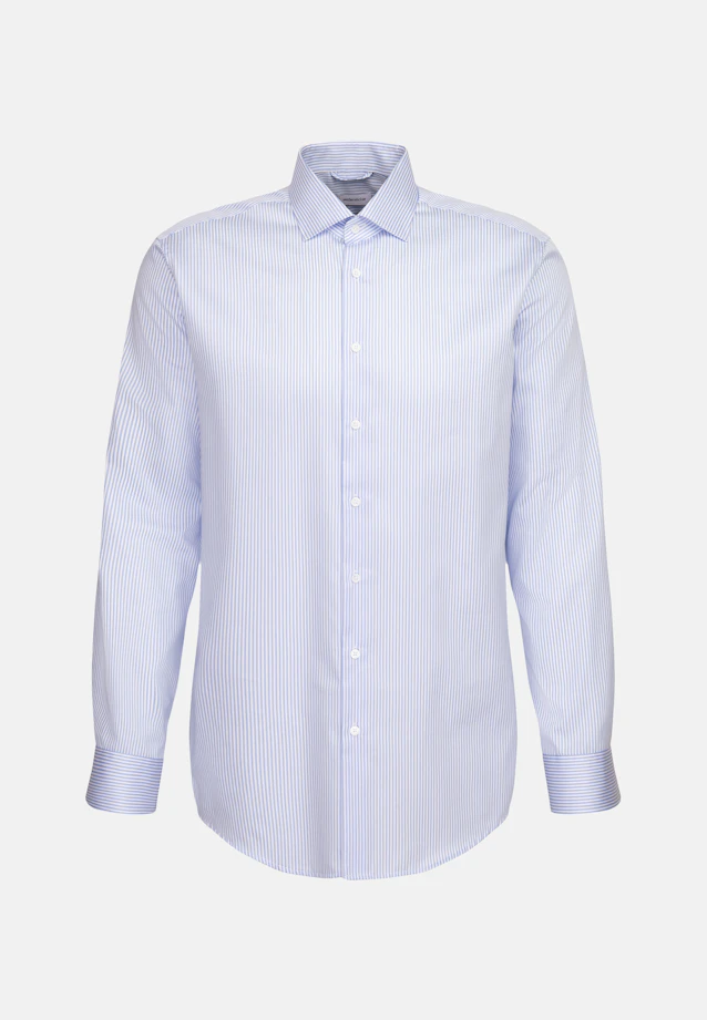 Regular Business shirt Stripes in Light Blue |  Seidensticker Onlineshop