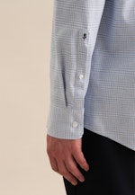 Regular Flanellhemd Karo in Hellblau |  Seidensticker Onlineshop