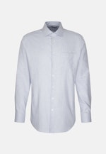 Regular Flanellhemd Karo in Hellblau |  Seidensticker Onlineshop