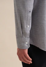 Regular Flanellhemd Karo in Dunkelblau |  Seidensticker Onlineshop