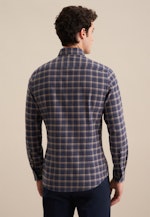 Casual Shirt in Slim with Button-Down-Collar in Dark Blue |  Seidensticker Onlineshop