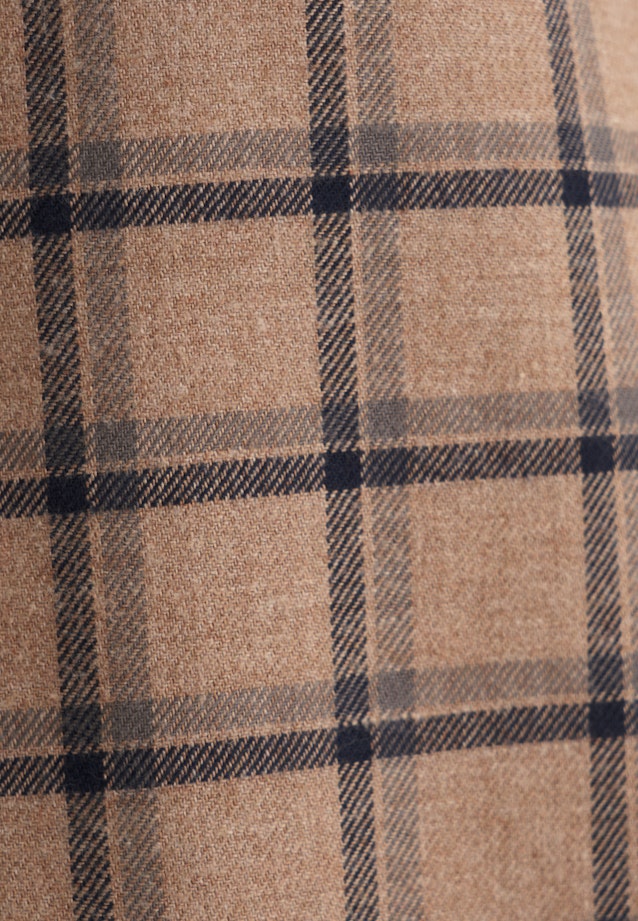 Slim Casual shirt Check in Brown |  Seidensticker Onlineshop