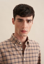 Slim Casual shirt Check in Brown |  Seidensticker Onlineshop