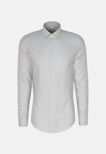 Chemise en flanelle Shaped Fil à fil Col Kent in Gris |  Seidensticker Onlineshop