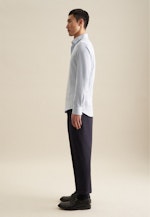 Slim Flanellhemd Karo in Hellblau |  Seidensticker Onlineshop