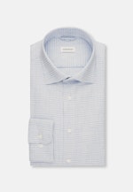 Slim Flanellhemd Karo in Hellblau |  Seidensticker Onlineshop