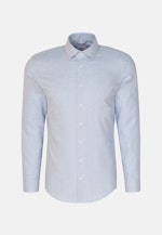 Slim Flanellhemd Karo in Hellblau |  Seidensticker Onlineshop