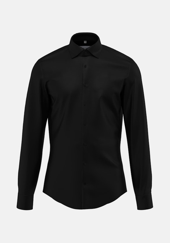 Slim Chemise d'affaires Uni in Noir | Seidensticker Onlineshop