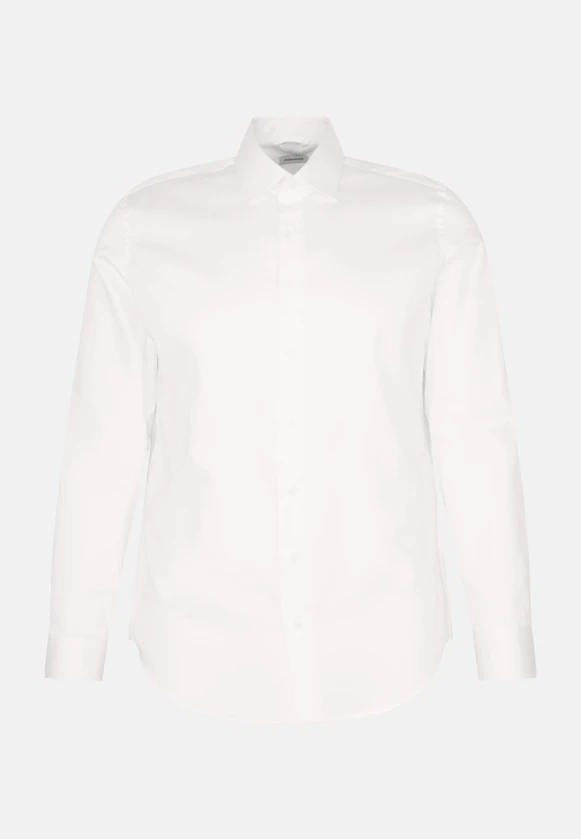 Slim Business shirt Uni in White |  Seidensticker Onlineshop