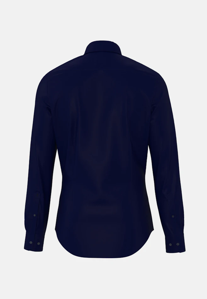 Slim Chemise d'affaires Uni dans Bleu Foncé | Boutique en ligne Seidensticker