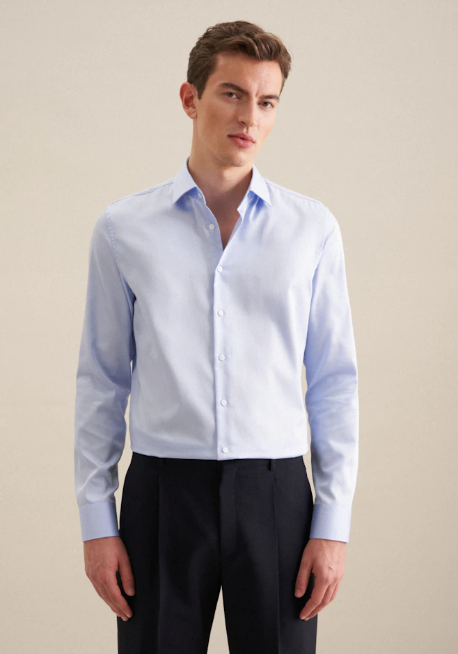 Slim Business Hemd Uni in Hellblau | Seidensticker Onlineshop