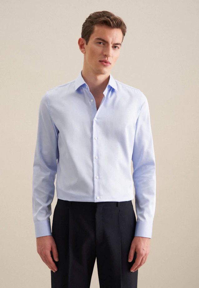 Slim Business shirt Uni in Light Blue |  Seidensticker Onlineshop