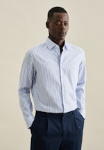 Chemise D'affaires Slim Extra Longue New Kent in Bleu Clair |  Seidensticker Onlineshop