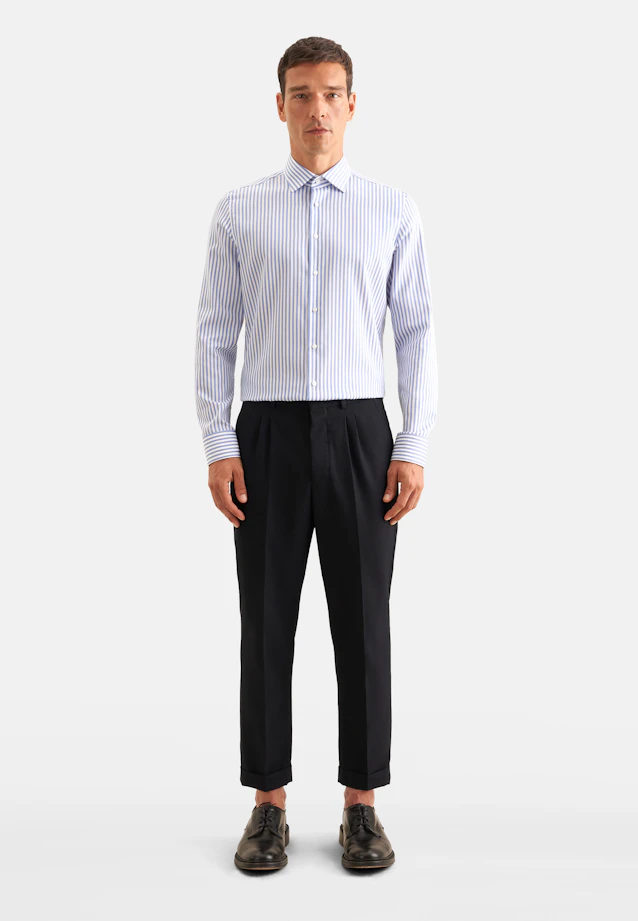 Slim Business shirt Stripes in Light Blue |  Seidensticker Onlineshop