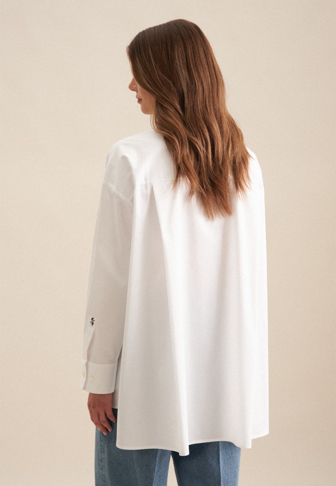 Twill Shirtblouse in Wit | Seidensticker online winkel