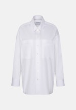 Twill Shirt Blouse in White |  Seidensticker Onlineshop