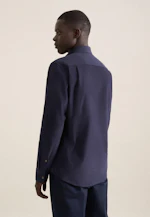 Regular Casual Hemd Uni in Dunkelblau |  Seidensticker Onlineshop