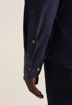 Regular Casual Hemd Uni in Dunkelblau |  Seidensticker Onlineshop