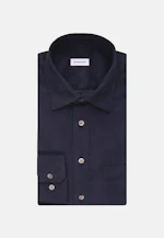 Regular Casual Hemd Uni in Dunkelblau |  Seidensticker Onlineshop