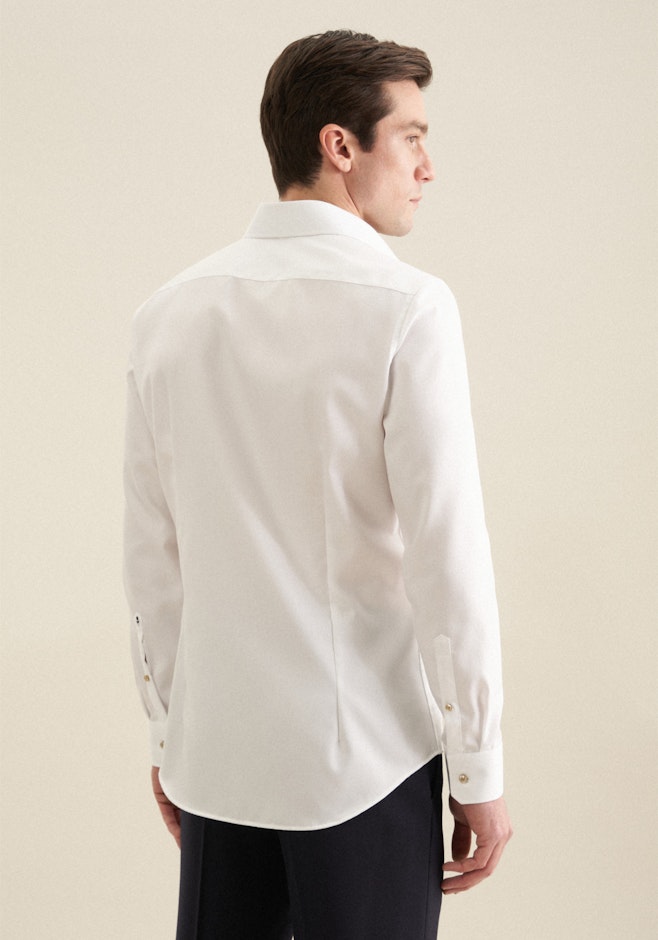 Slim Business Hemd Uni in Weiß | Seidensticker Onlineshop