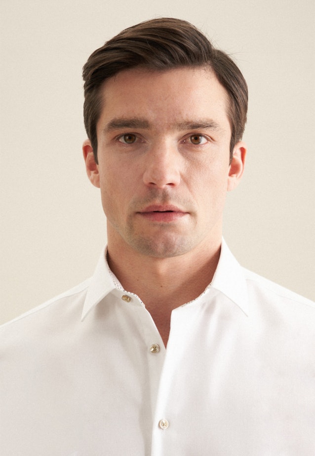 Slim Chemise d'affaires Uni in Blanc |  Seidensticker Onlineshop