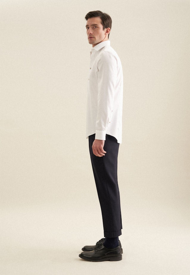 Slim Chemise d'affaires Uni in Blanc |  Seidensticker Onlineshop