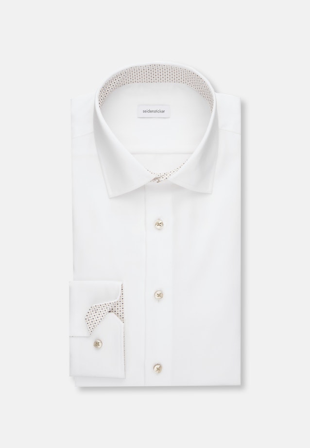 Slim Business Hemd Uni in Weiß |  Seidensticker Onlineshop