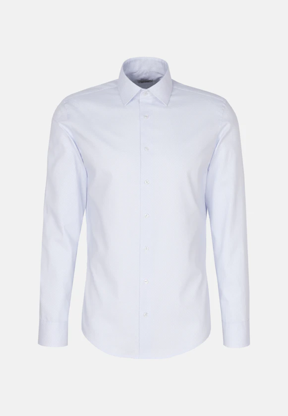 Slim Business shirt Print in Light Blue |  Seidensticker Onlineshop