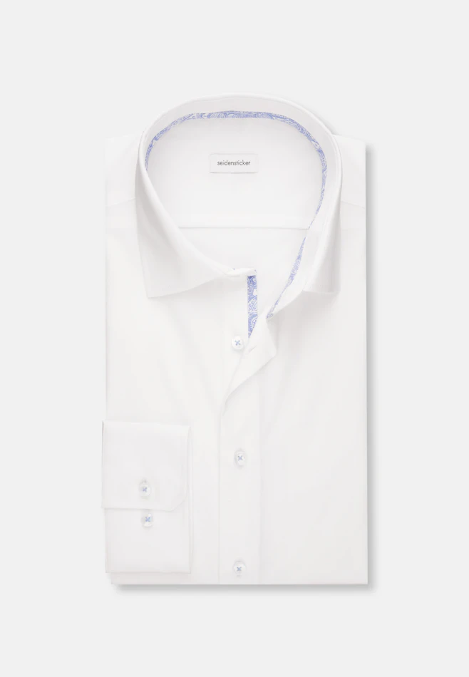 X-Slim Business Hemd Uni in Weiß | Seidensticker Onlineshop