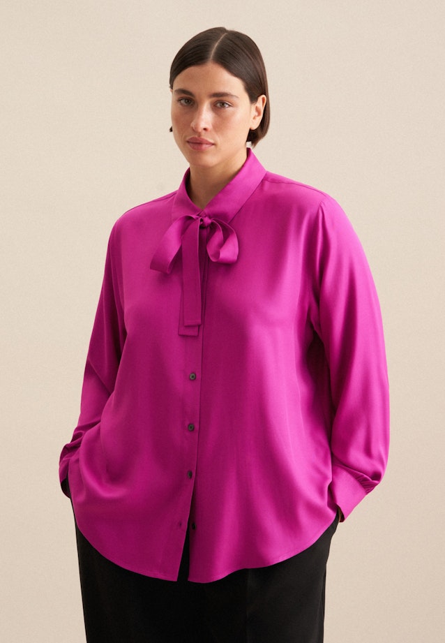 Grande taille Collar Shirt Blouse in Purple |  Seidensticker Onlineshop